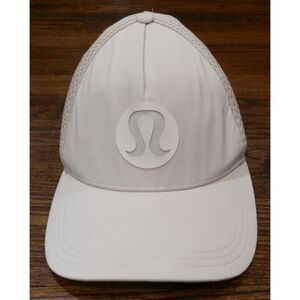 Lululemon Athletica Off White Ivory Mesh Baseball Cap Hat
